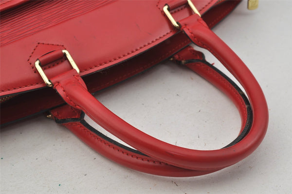 Authentic Louis Vuitton Epi Riviera Hand Bag Red M48187 LV Junk 1030J