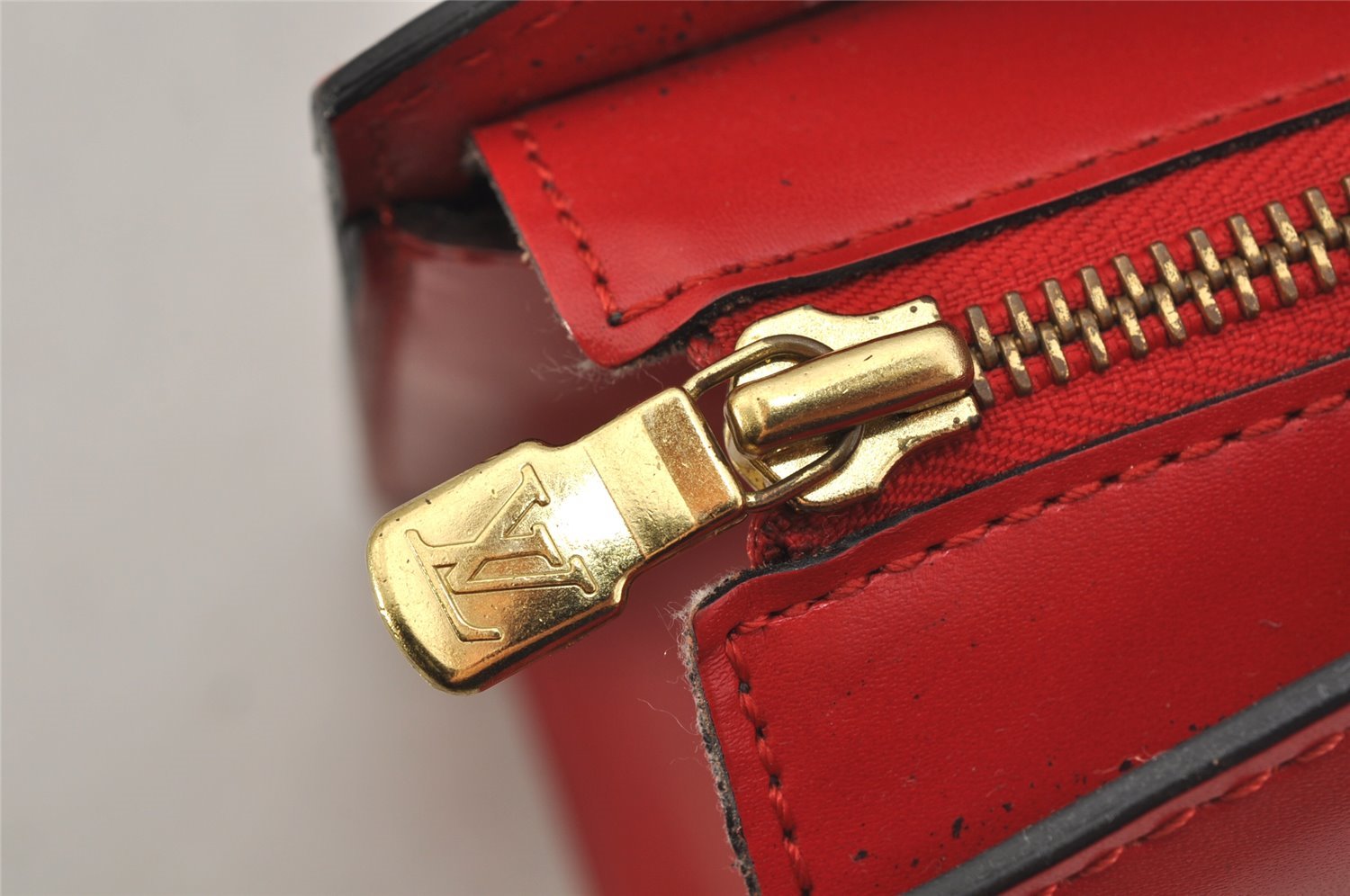 Authentic Louis Vuitton Epi Riviera Hand Bag Red M48187 LV Junk 1030J