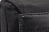 Authentic PRADA Nylon Tessuto Leather Shoulder Cross Body Bag Purse Black 1031J