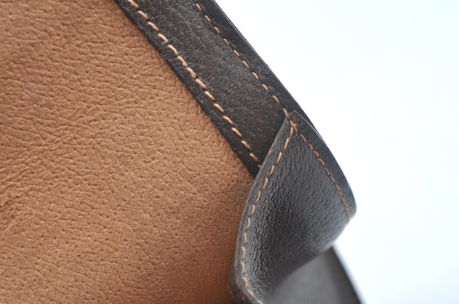 Authentic GUCCI Web Sherry Line Clutch Hand Bag Purse GG PVC Leather Brown 1031K