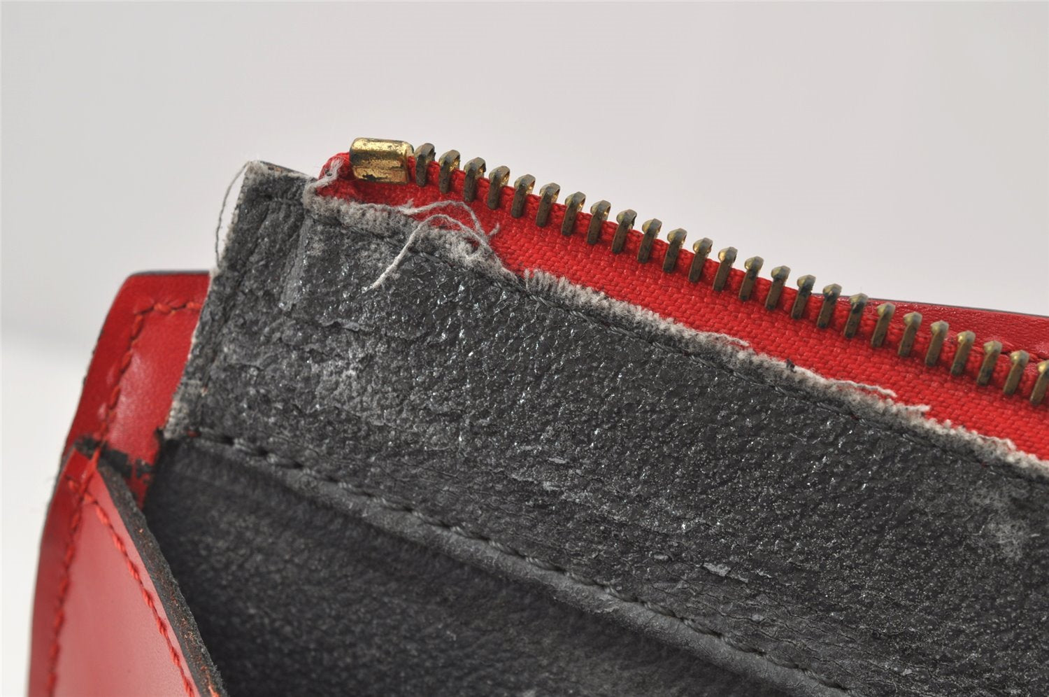 Authentic Louis Vuitton Epi Riviera Hand Bag Red M48187 LV 1032I