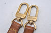 Authentic Louis Vuitton Leather Shoulder Strap Beige 39.2" LV 1032J