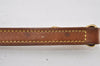 Authentic Louis Vuitton Leather Shoulder Strap Beige 39.2" LV 1032J