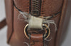 Authentic GUCCI SOHO Tassel Shoulder Cross Bag GG Leather 308364 Brown 1033I
