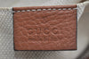 Authentic GUCCI SOHO Tassel Shoulder Cross Bag GG Leather 308364 Brown 1033I