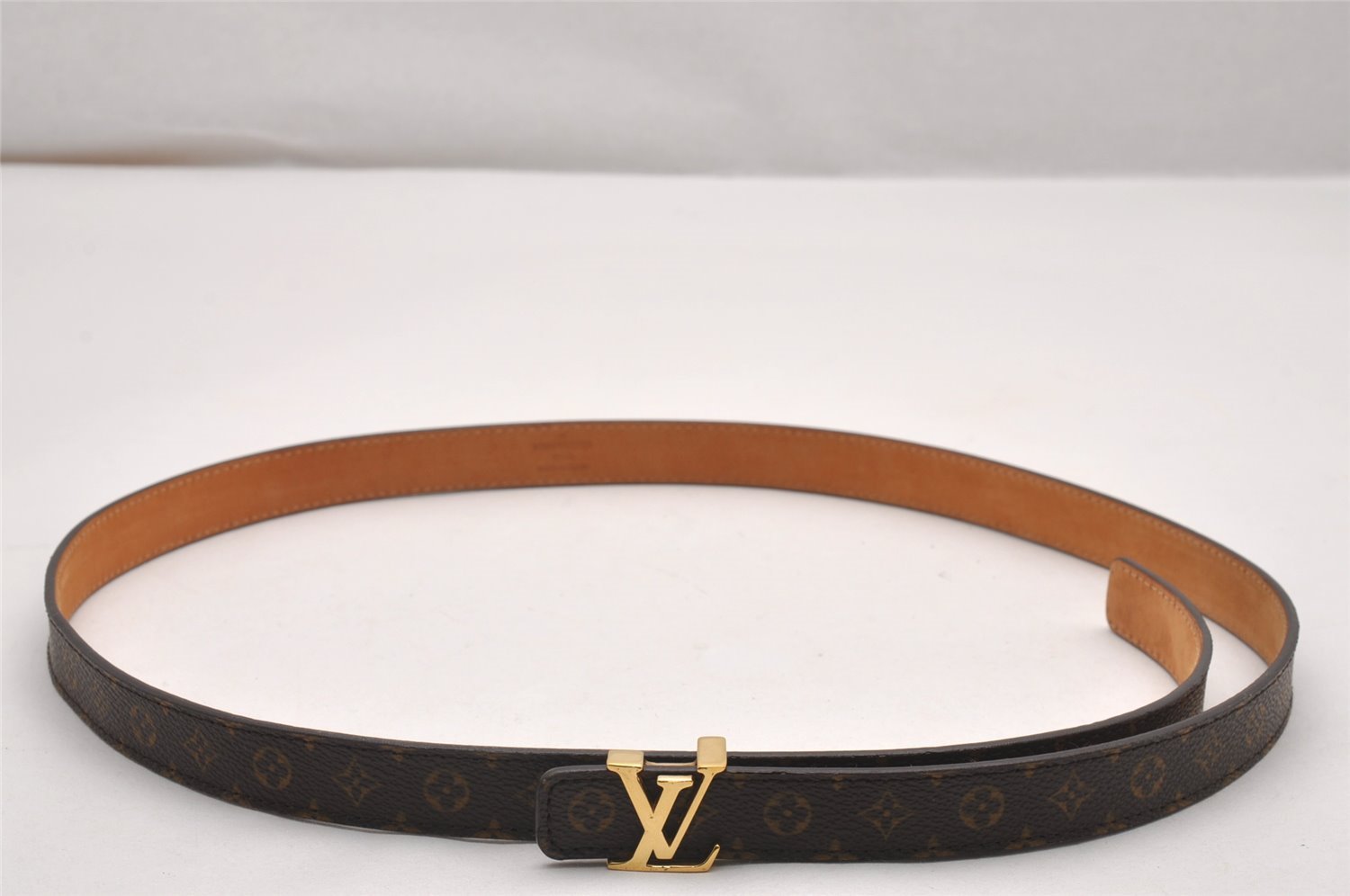 Authentic Louis Vuitton Monogram Belt LV Iconic 95cm 37.4