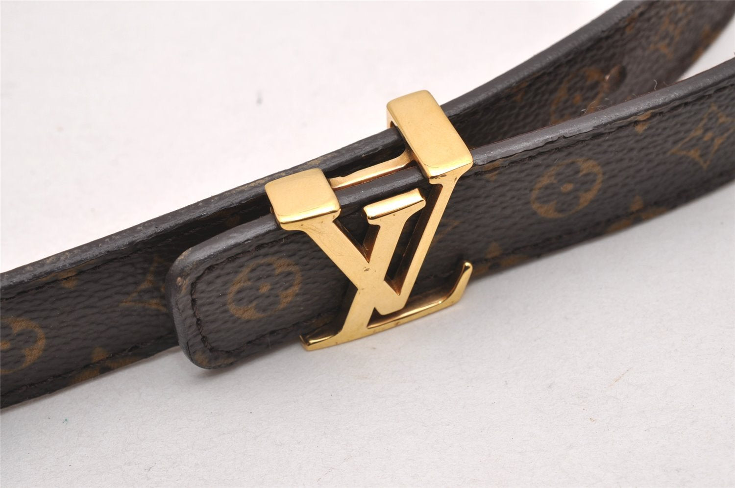 Authentic Louis Vuitton Monogram Belt LV Iconic 95cm 37.4