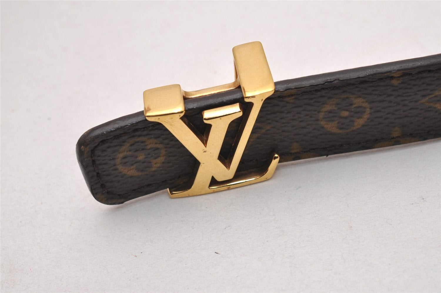 Authentic Louis Vuitton Monogram Belt LV Iconic 95cm 37.4