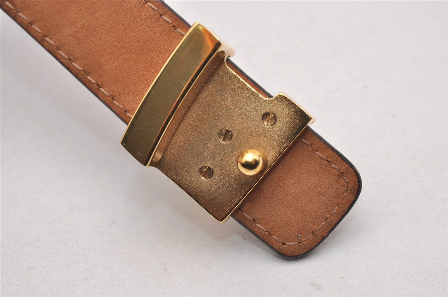 Authentic Louis Vuitton Monogram Belt LV Iconic 95cm 37.4