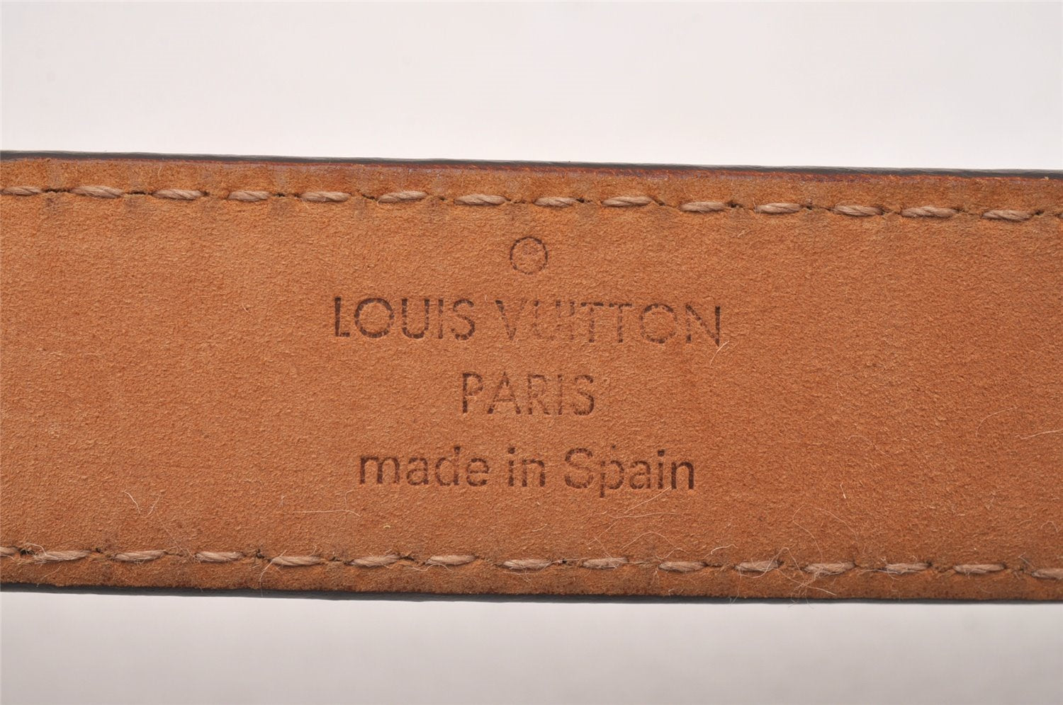 Authentic Louis Vuitton Monogram Belt LV Iconic 95cm 37.4