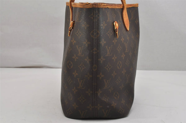 Authentic Louis Vuitton Monogram Neverfull MM Shoulder Tote Bag M40156 LV 1033K