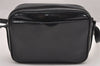 Authentic GUCCI Vintage SOHO Shoulder Cross Body Bag Purse Enamel Black 1034J