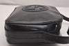 Authentic GUCCI Vintage SOHO Shoulder Cross Body Bag Purse Enamel Black 1034J