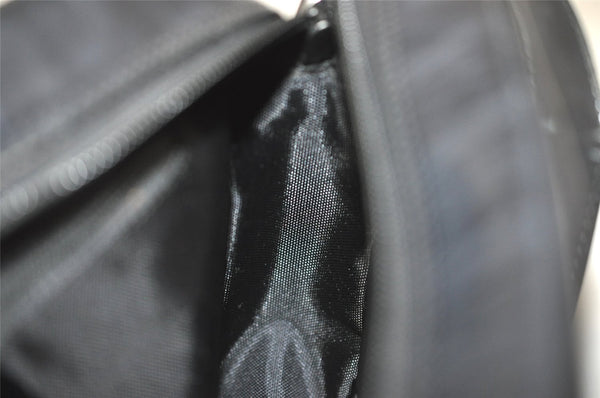 Authentic GUCCI Vintage SOHO Shoulder Cross Body Bag Purse Enamel Black 1034J