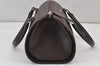 Authentic BURBERRY Vintage Leather Hand Bag Purse Brown 1034K