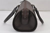 Authentic BURBERRY Vintage Leather Hand Bag Purse Brown 1034K