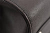 Authentic BURBERRY Vintage Leather Hand Bag Purse Brown 1034K