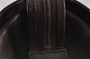 Authentic BURBERRY Vintage Leather Hand Bag Purse Brown 1034K