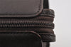 Authentic BURBERRY Vintage Leather Hand Bag Purse Brown 1034K