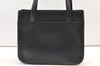 Authentic Burberrys Nova Check Shoulder Hand Bag Purse Leather Black 1035K