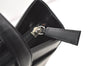 Authentic Burberrys Nova Check Shoulder Hand Bag Purse Leather Black 1035K
