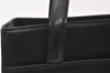 Authentic Burberrys Nova Check Shoulder Hand Bag Purse Leather Black 1035K