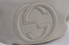 Authentic GUCCI SOHO Tassel Shoulder Cross Bag Leather 295175 White 1037J
