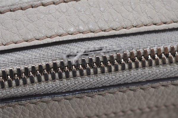 Authentic GUCCI SOHO Tassel Shoulder Cross Bag Leather 295175 White 1037J