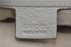 Authentic GUCCI SOHO Tassel Shoulder Cross Bag Leather 295175 White 1037J