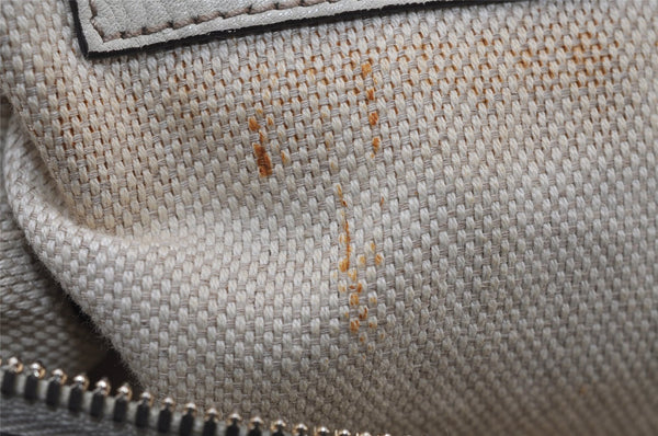 Authentic GUCCI SOHO Tassel Shoulder Cross Bag Leather 295175 White 1037J