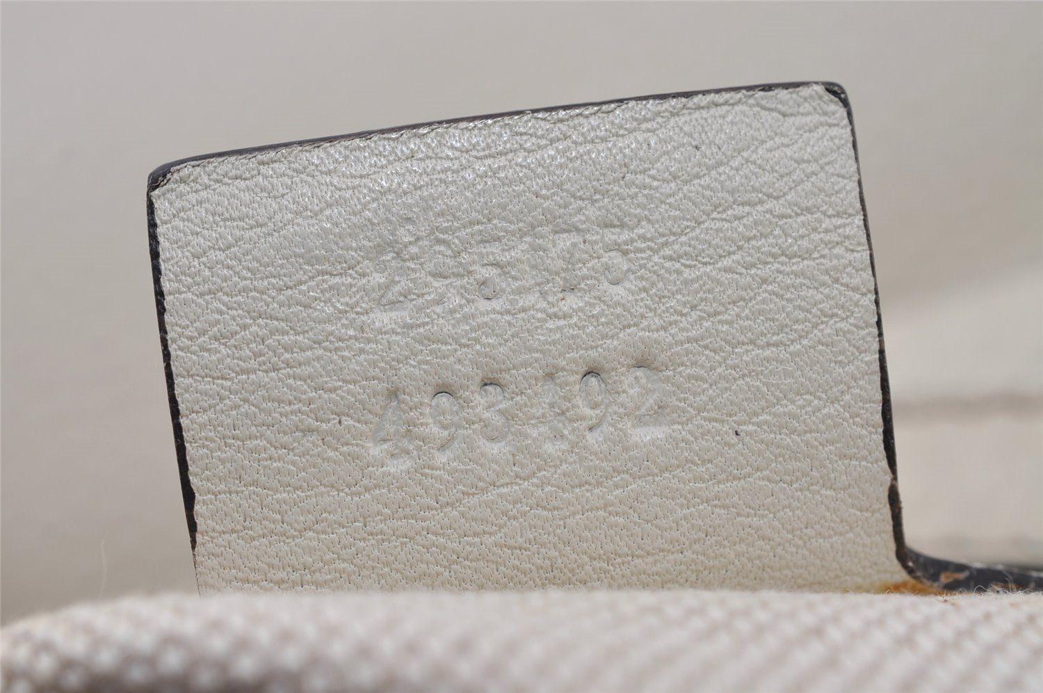 Authentic GUCCI SOHO Tassel Shoulder Cross Bag Leather 295175 White 1037J