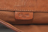 Authentic CELINE Macadam Blason Pattern Clutch Hand Bag PVC Leather Brown 1039I