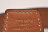 Authentic HERMES Horse Buckle Leather Belt Size 77-85cm 30.3-33.5" Brown 1039J