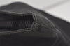 Authentic FENDI Vintage Hand Tote Bag Purse Nylon Leather Black 1040I