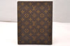 Authentic Louis Vuitton Monogram Agenda Bureau Note book Cover R20001 LV 1040J