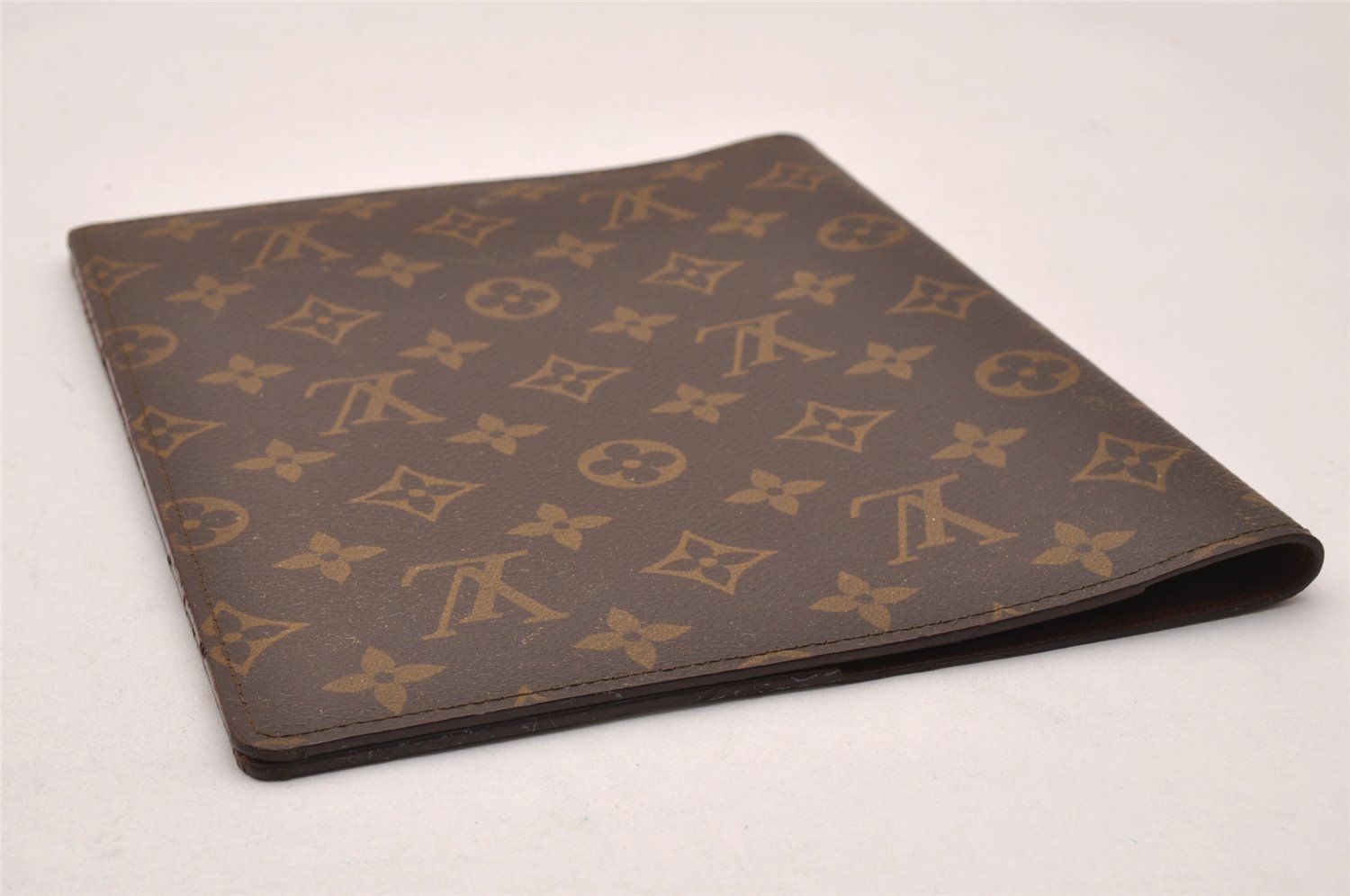 Authentic Louis Vuitton Monogram Agenda Bureau Note book Cover R20001 LV 1040J