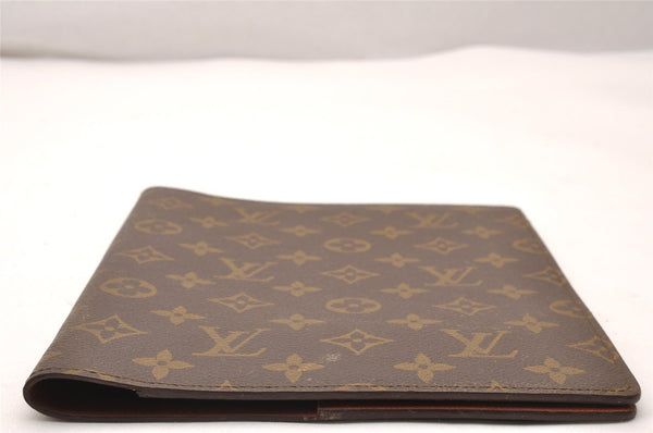 Authentic Louis Vuitton Monogram Agenda Bureau Note book Cover R20001 LV 1040J