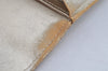 Authentic CHANEL Calf Skin Matelasse CoCo Mark Long Wallet Purse Gold 1040K