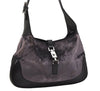 Authentic GUCCI Jackie Shoulder Hand Bag Velour Leather 0013306 Purple 1041K