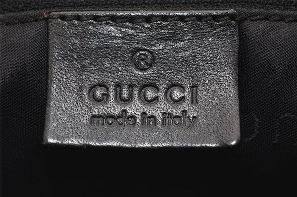 Authentic GUCCI Jackie Shoulder Hand Bag Velour Leather 0013306 Purple 1041K