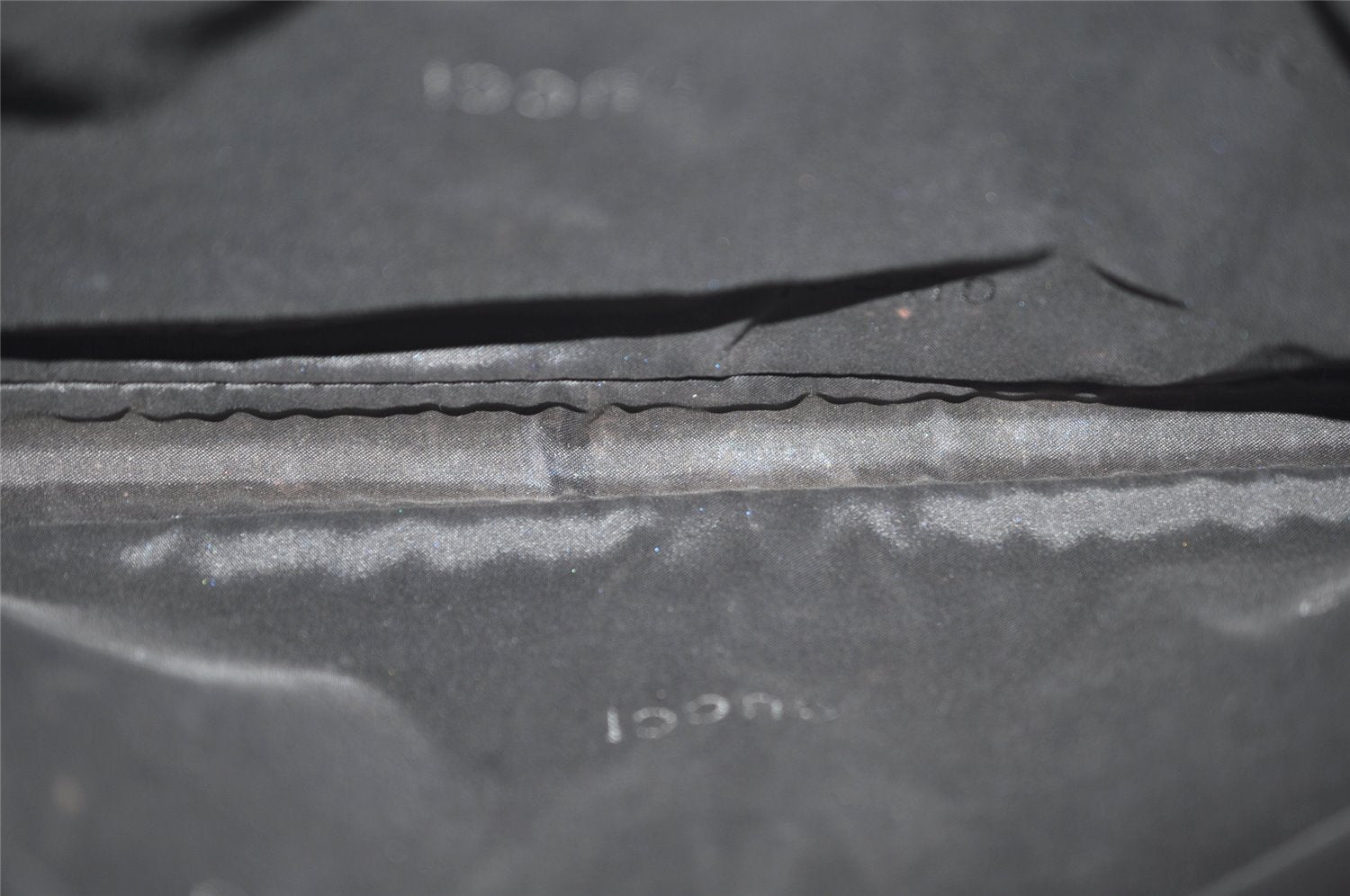 Authentic GUCCI Jackie Shoulder Hand Bag Velour Leather 0013306 Purple 1041K