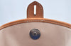 Authentic Christian Dior Trotter Romantic Hand Bag Purse PVC Leather Brown 1042J