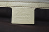 Authentic GUCCI Britt Sherry Line 2Way Tote Bag Leather 162886 White 1043J
