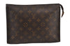 Auth Louis Vuitton Monogram Poche Toilette 26 Cosmetics Pouch Old Model LV 1043K