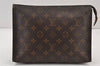 Auth Louis Vuitton Monogram Poche Toilette 26 Cosmetics Pouch Old Model LV 1043K