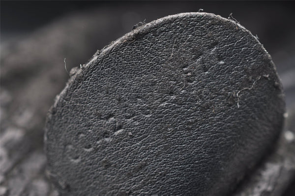 Authentic GUCCI Bamboo 2Way Shoulder Bag Leather Navy Blue Junk 1044I