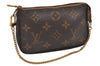 Authentic Louis Vuitton Monogram Mini Pochette Accessoires Pouch M58009 LV 1044J