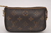 Authentic Louis Vuitton Monogram Mini Pochette Accessoires Pouch M58009 LV 1044J