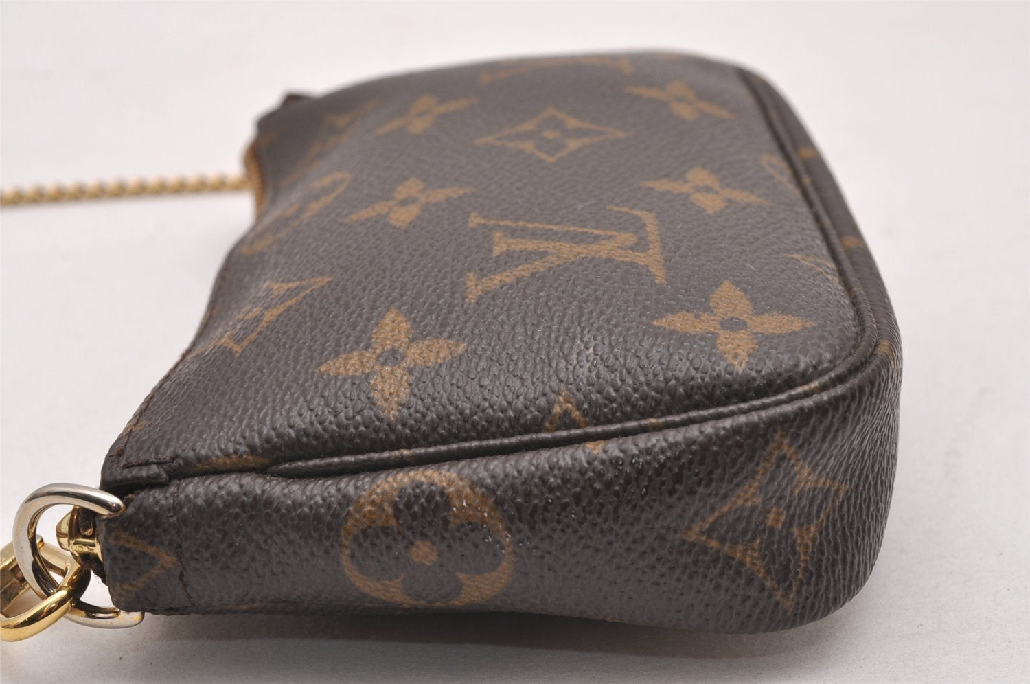 Authentic Louis Vuitton Monogram Mini Pochette Accessoires Pouch M58009 LV 1044J