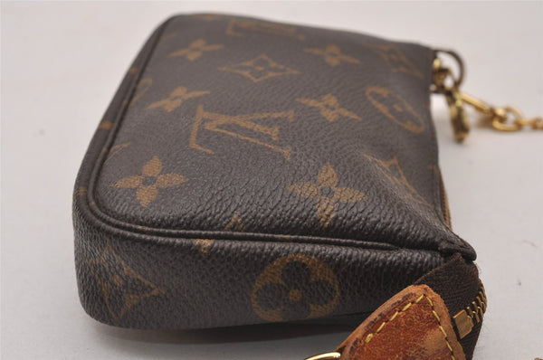 Authentic Louis Vuitton Monogram Mini Pochette Accessoires Pouch M58009 LV 1044J